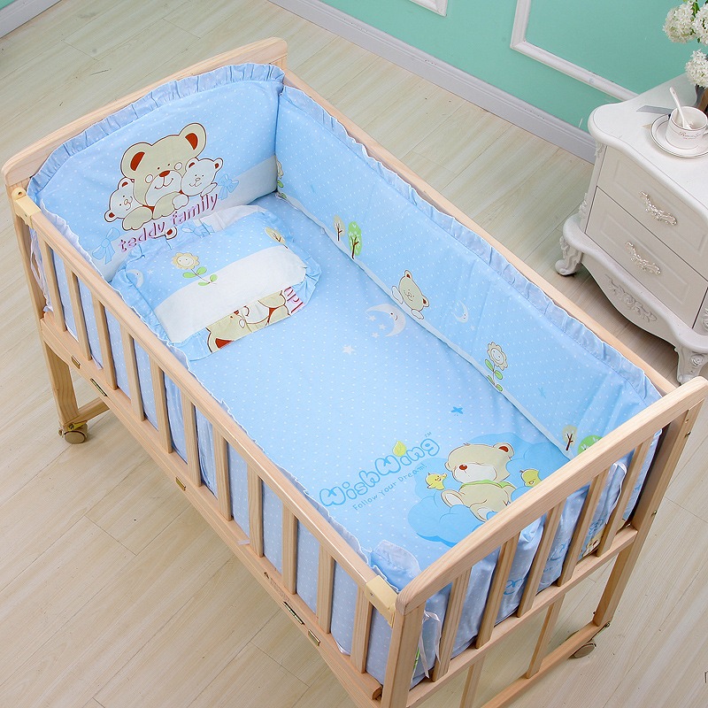 Baby Nursery Sale - 6Pcs Cartoon Infant Newborn Baby Crib