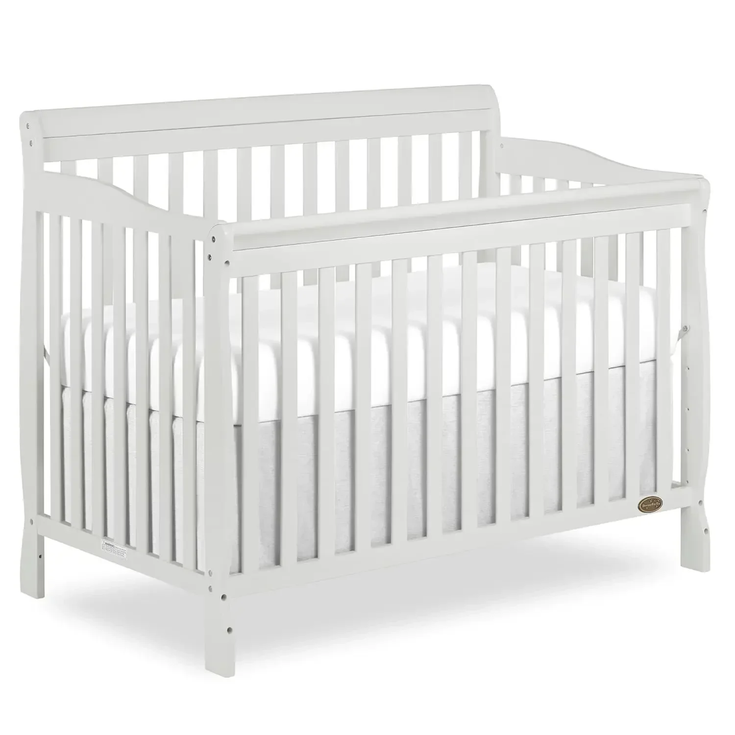 Convertible Crib Set - Ashton 4-In-1 Convertible Crib In Grey,