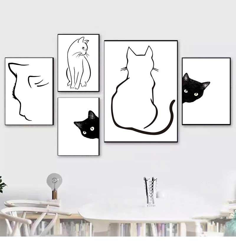 Baby Nursery Mirror - 1pc frameless canvas painting Canvas Poster