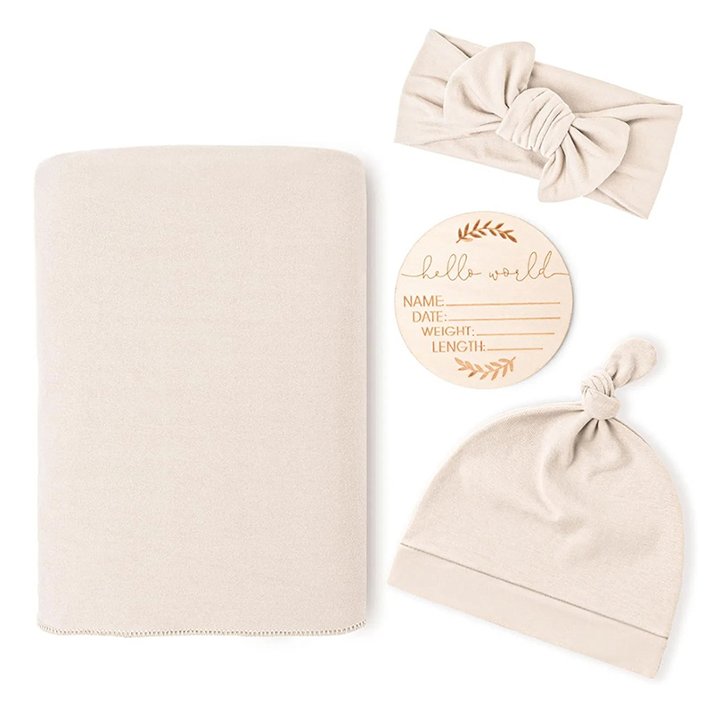 Baby Nursery Kit - Newborn Baby Receiving Blanket with Matching