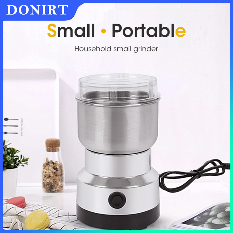 Baby Food Processor - Mini Electric Grinder 4 Blades Household