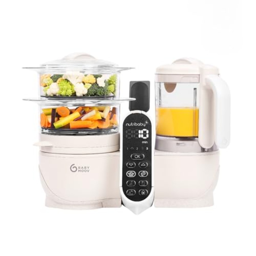 Baby Food Processor - Duo Meal Station 6-in-1: Multi-Speed Baby