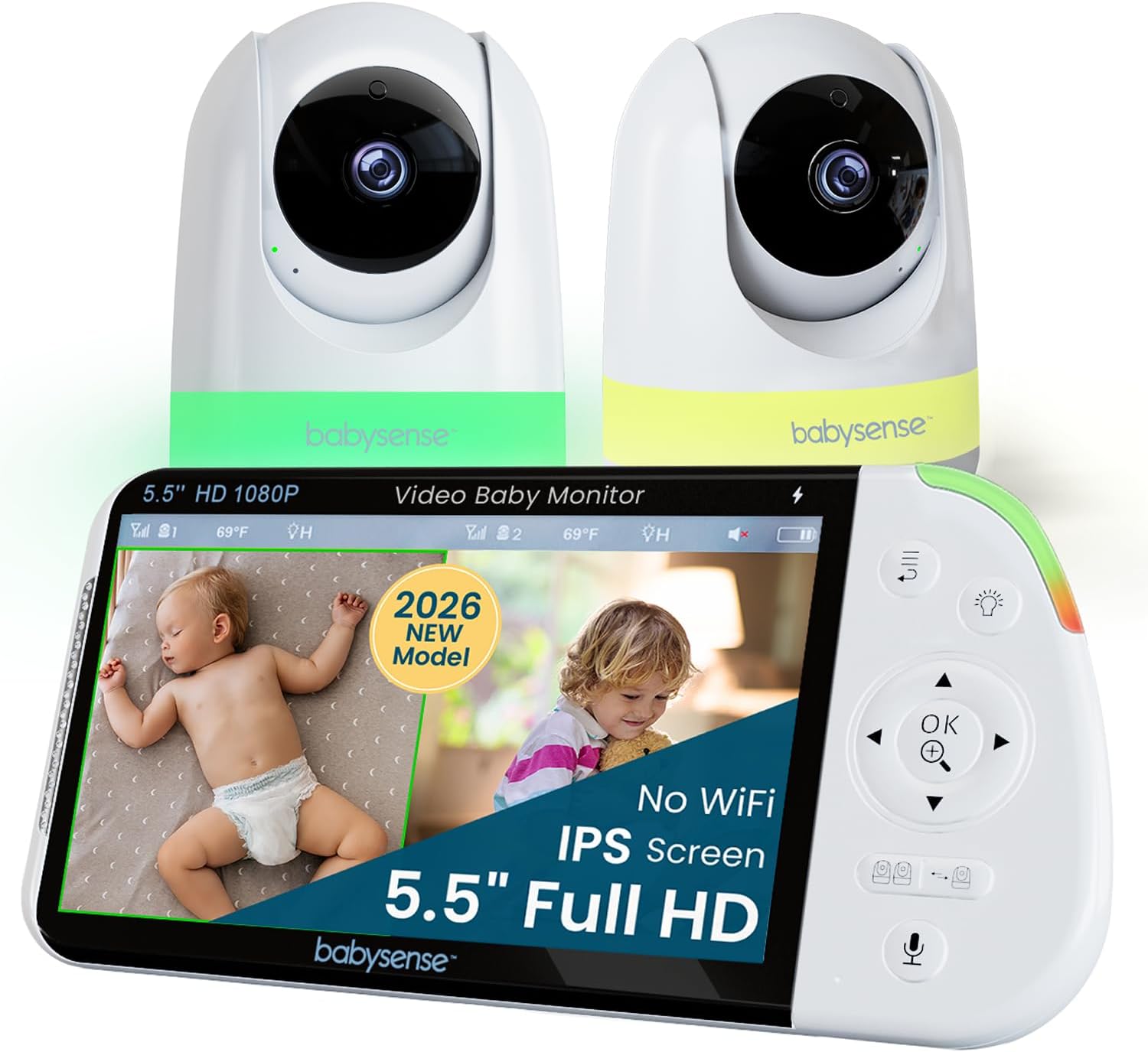 Baby Monitor Split Screen - Full HD 5.5