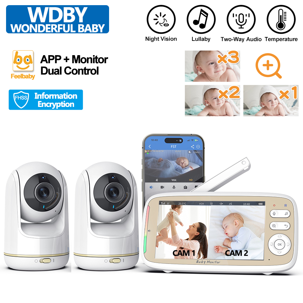 VB803 PRO Baby Monitor with 2p - Baby Monitor Split Screen ulasan dan harga
