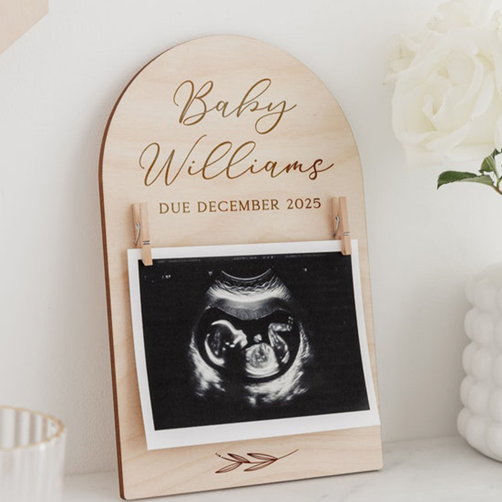 Personalised Pregnancy Announc - Photo Frame Baby ulasan dan harga