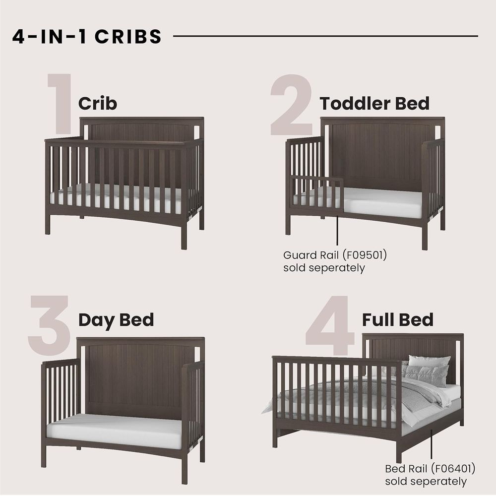 Scout 3-Piece Nursery Set, Inc - Convertible Crib Set ulasan dan harga