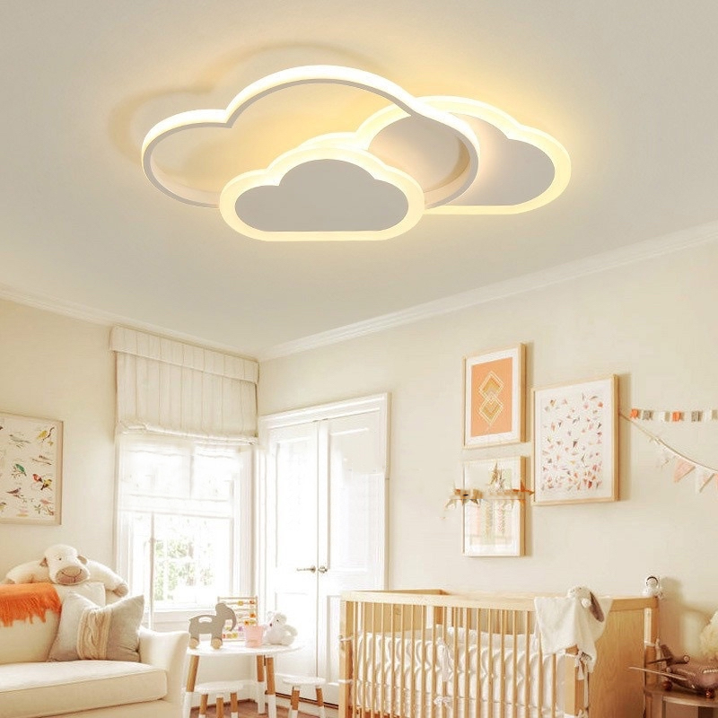 White Cloud Ceiling Light Kids - Baby Nursery Ceiling Light ulasan dan harga
