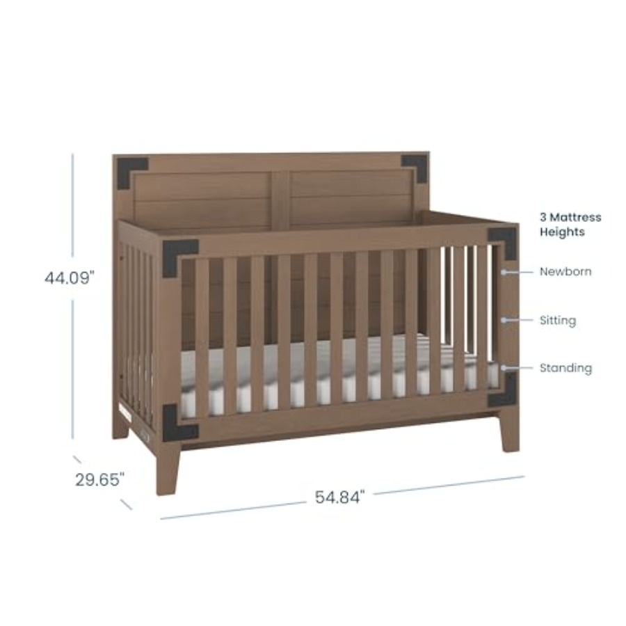 Lucas Design 4-in-1 Convertibl - Convertible Crib Set ulasan dan harga