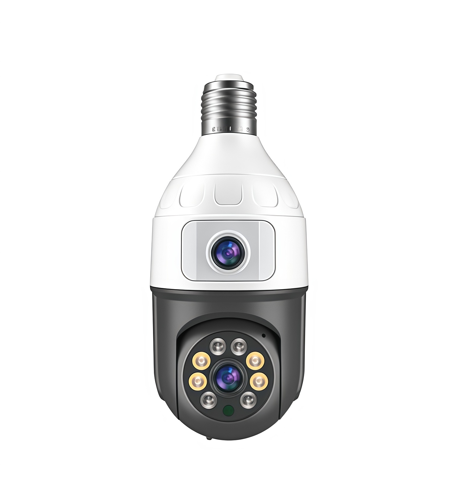 4MP Bulb E27 Dual Lens 360 Ind - Baby Monitor Split Screen ulasan dan harga