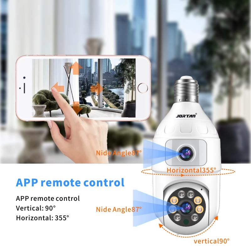 4MP Bulb E27 Dual Lens 360 Ind - Baby Monitor Split Screen ulasan dan harga