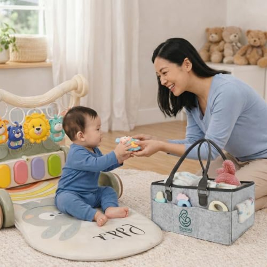 Baby Walker with Diaper Caddy  - Baby Nursery Bundles ulasan dan harga