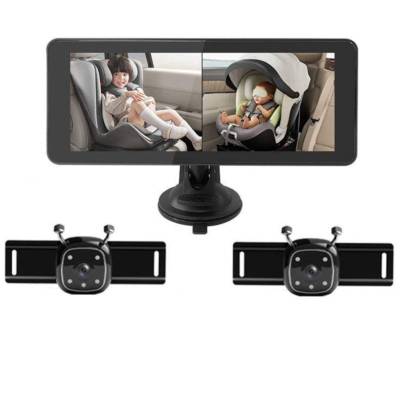 HD 2CH Baby Car Camera, 6.86 I - Baby Monitor Split Screen ulasan dan harga