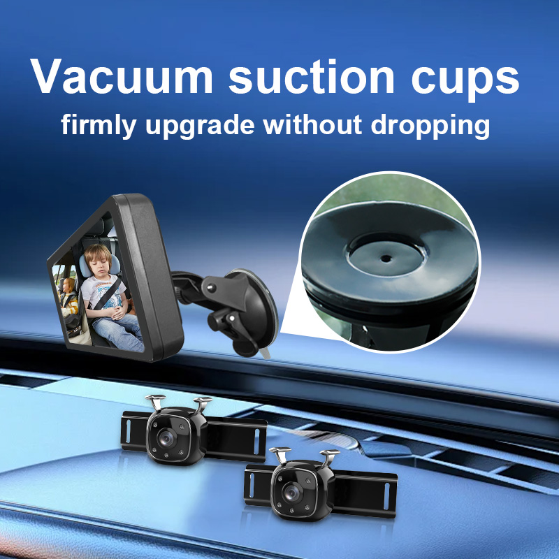 HD 2CH Baby Car Camera, 6.86 I - Baby Monitor Split Screen ulasan dan harga