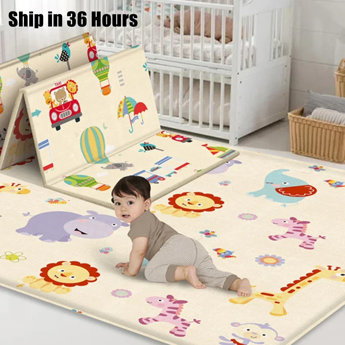 Educational Foldable Baby Play - Soft Rug Nursery ulasan dan harga