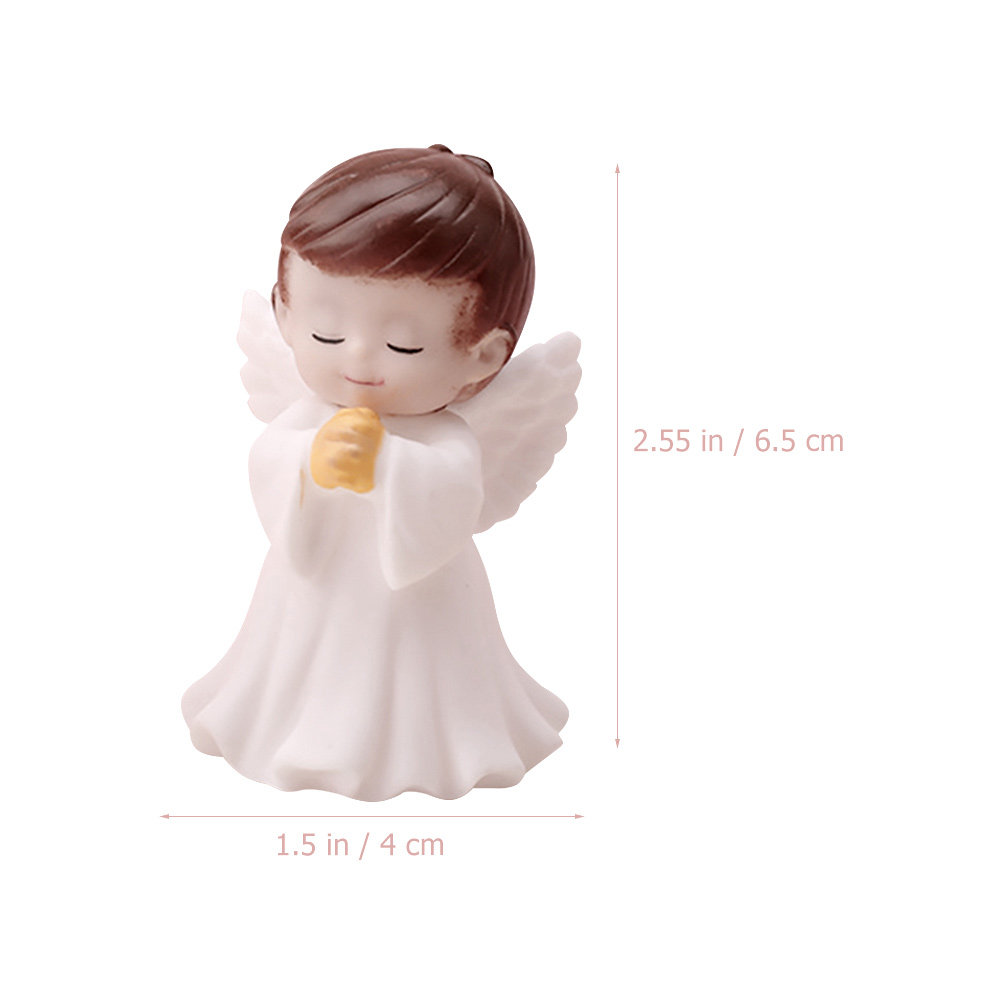 4Pcs Plastic Praying Angel Sta - Baby Nursery Table ulasan dan harga