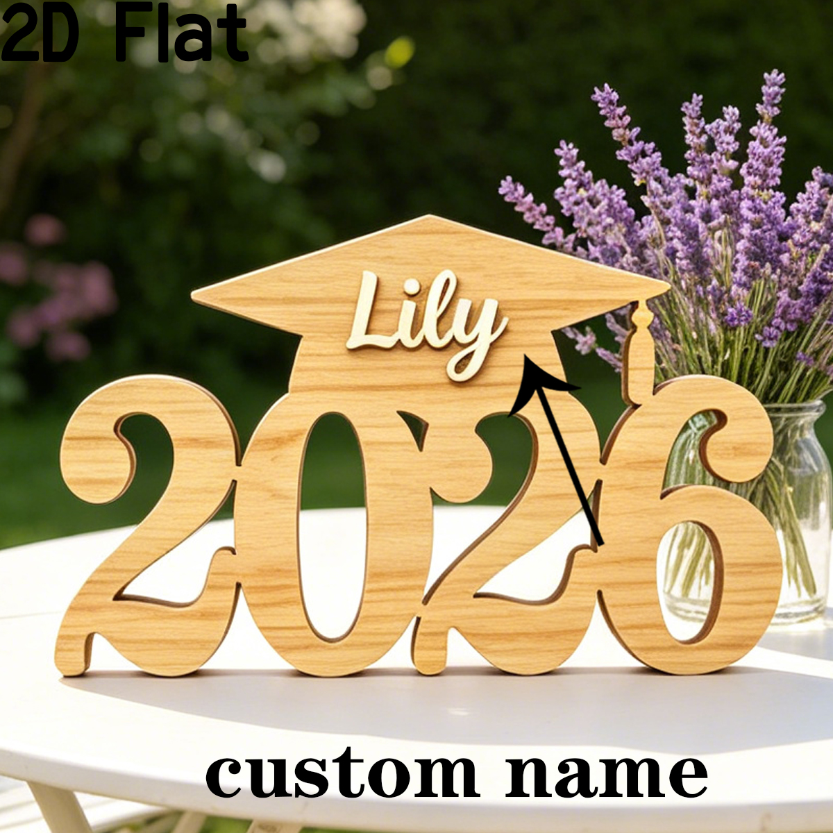 1Pc Custom Name Wooden Acrylic - Baby Nursery Office ulasan dan harga