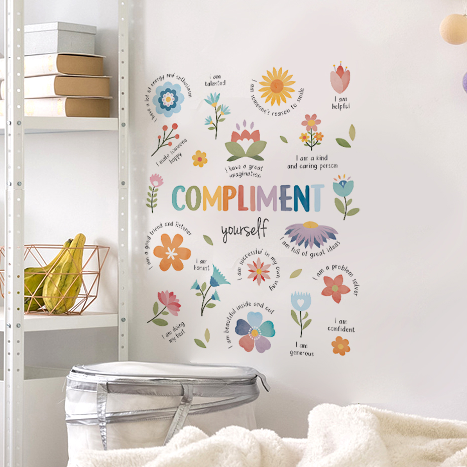 English colorful inspirational - Baby Nursery Artwork ulasan dan harga