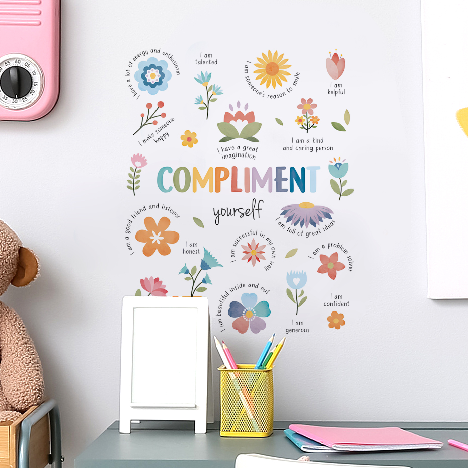English colorful inspirational - Baby Nursery Artwork ulasan dan harga