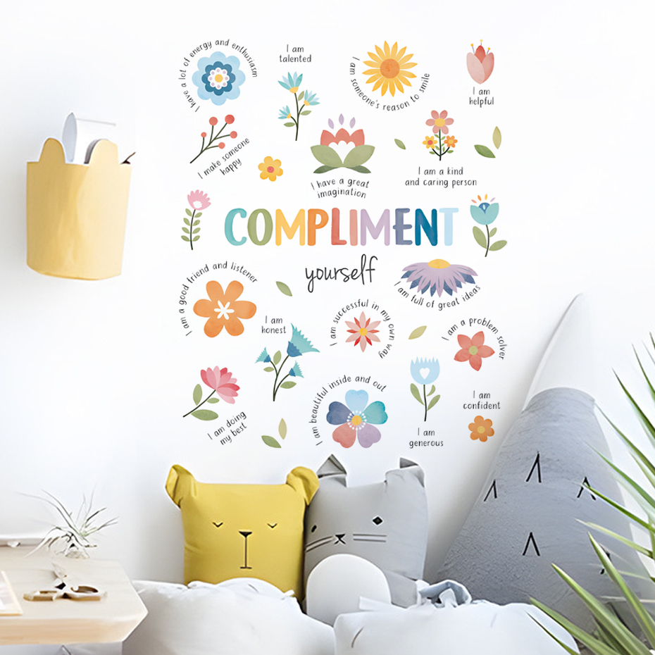 English colorful inspirational - Baby Nursery Artwork ulasan dan harga