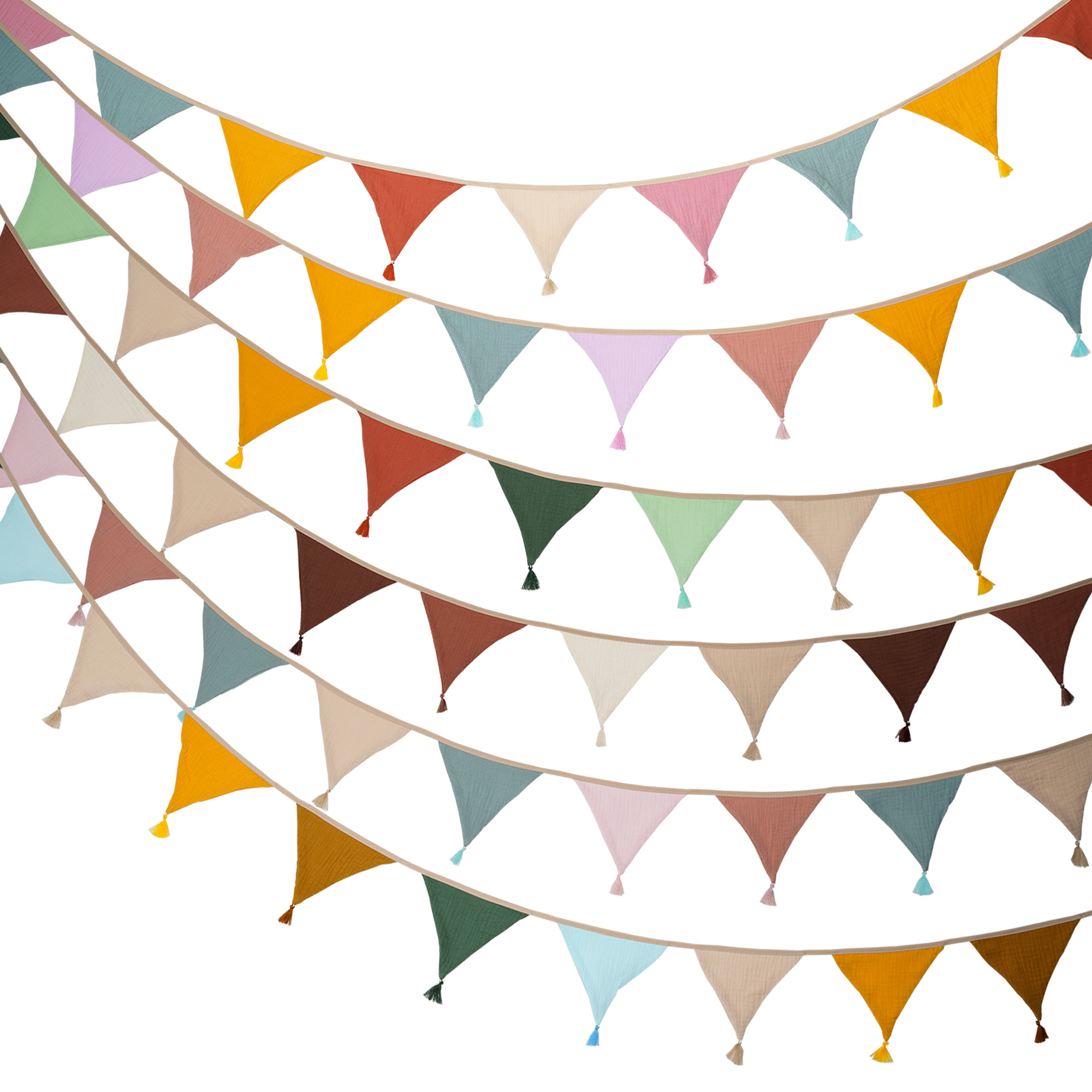 2.6M/8.5FT Nursery Fabric Bunt - Baby Nursery Artwork ulasan dan harga