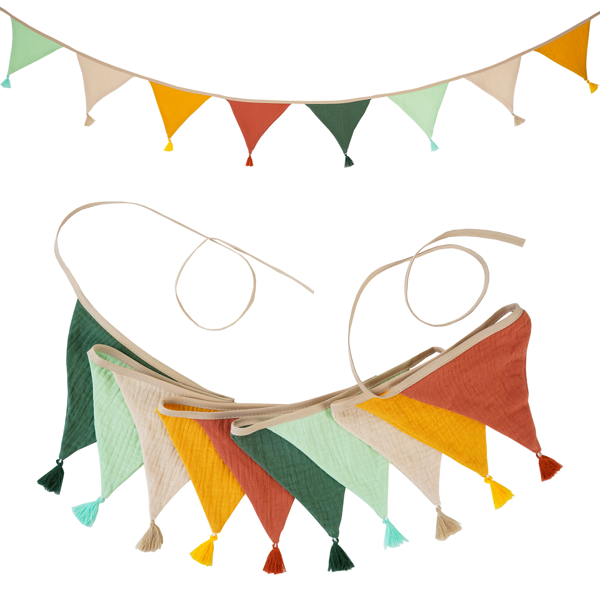 2.6M/8.5FT Nursery Fabric Bunt - Baby Nursery Artwork ulasan dan harga