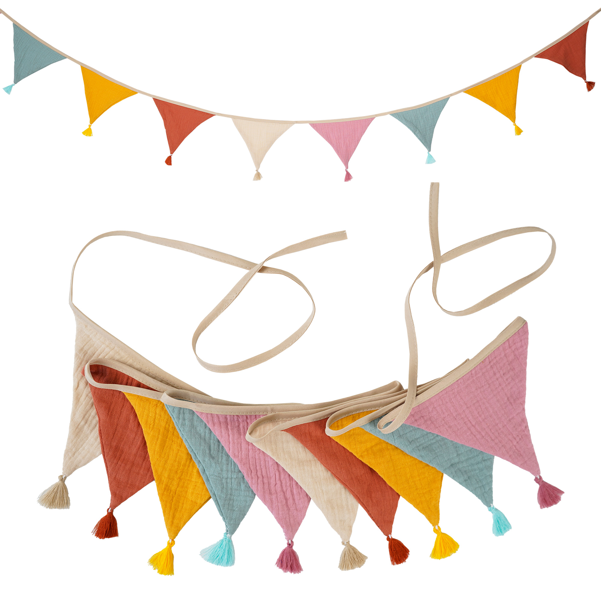 2.6M/8.5FT Nursery Fabric Bunt - Baby Nursery Artwork ulasan dan harga