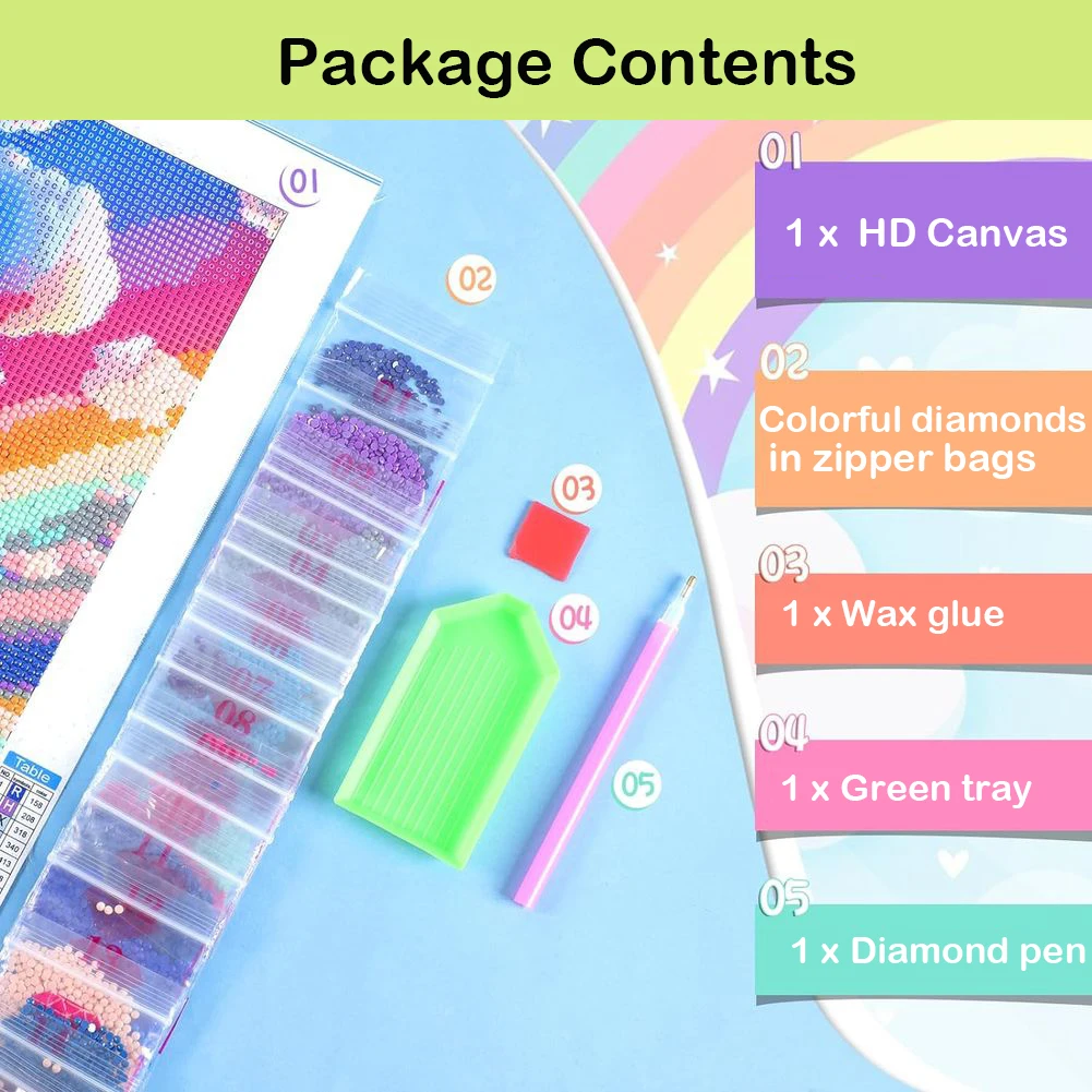 5D Diamond Painting Dinosaur F - Baby Nursery Kit ulasan dan harga