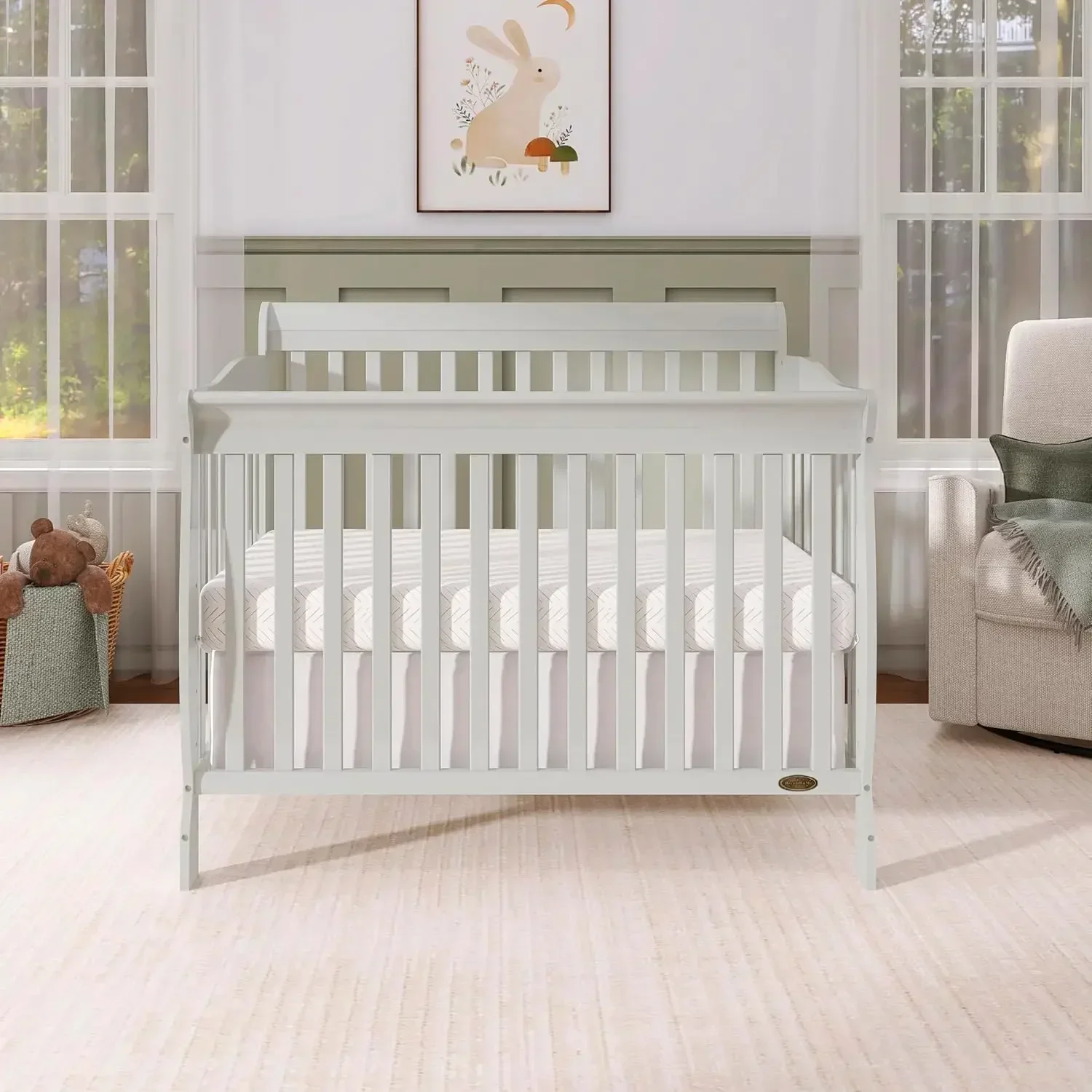Ashton 4-In-1 Convertible Crib - Convertible Crib Set ulasan dan harga