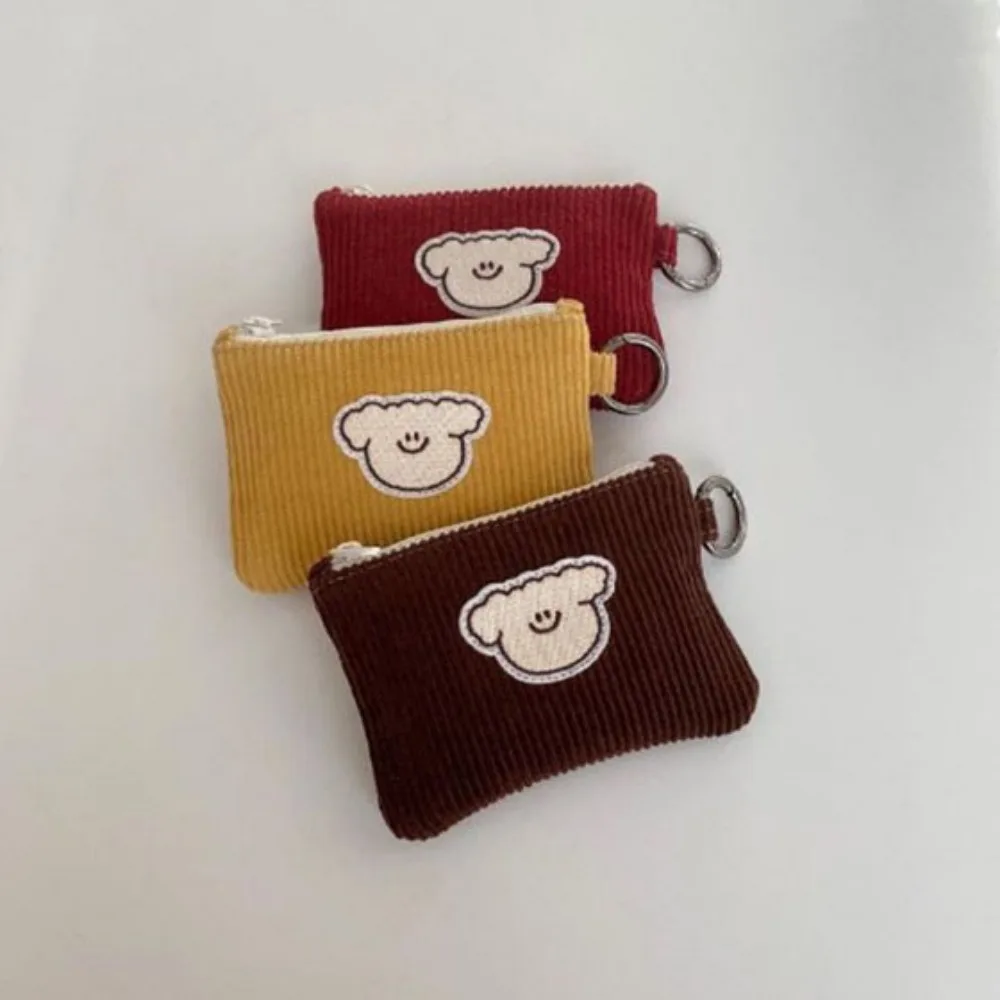 Durable Corduroy Coin Purse So - Diaper Wallet Portable ulasan dan harga