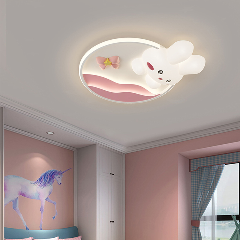 New 3D Rabbit Ceiling Lamp Car - Baby Nursery Ceiling Light ulasan dan harga