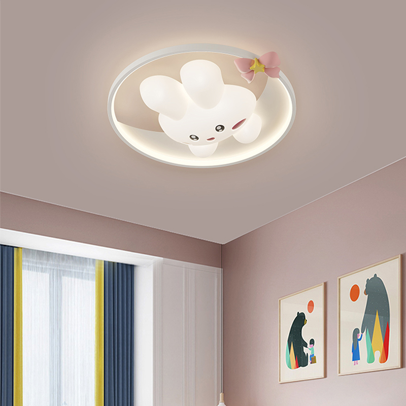 New 3D Rabbit Ceiling Lamp Car - Baby Nursery Ceiling Light ulasan dan harga