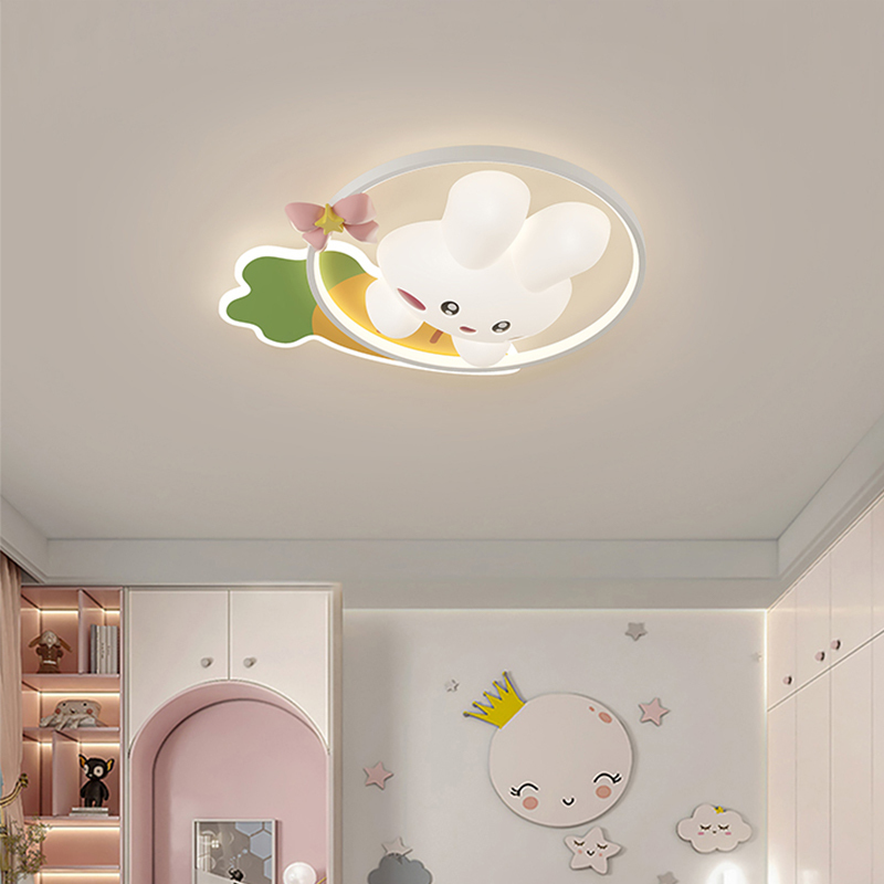 New 3D Rabbit Ceiling Lamp Car - Baby Nursery Ceiling Light ulasan dan harga