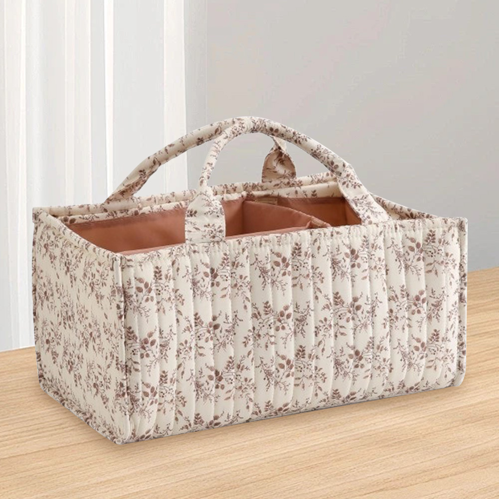 Floral Quilted Baby Diaper Cad - Baby Nursery Table ulasan dan harga