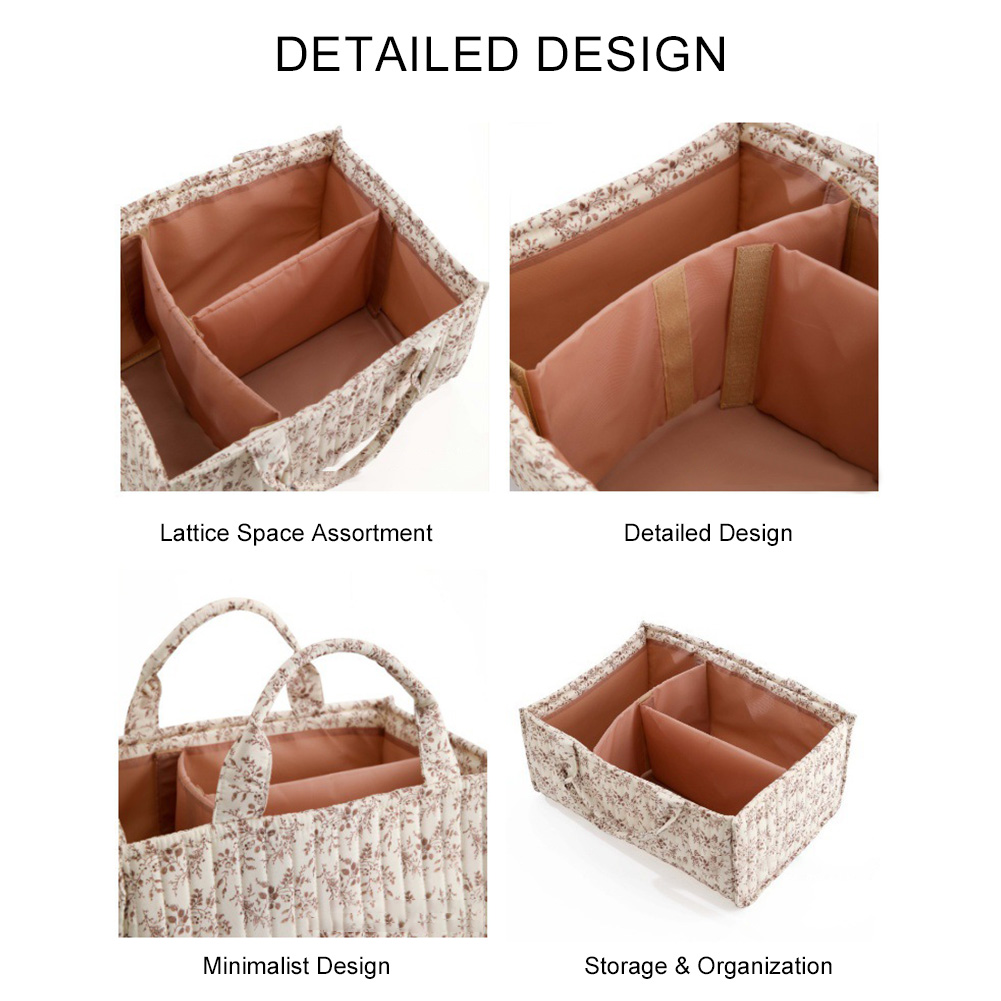 Floral Quilted Baby Diaper Cad - Baby Nursery Table ulasan dan harga