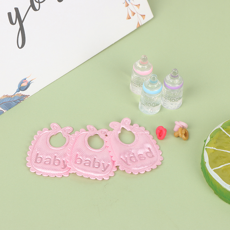 3PCS 1:12 Dolls House Miniatur - Baby Nursery Kit ulasan dan harga