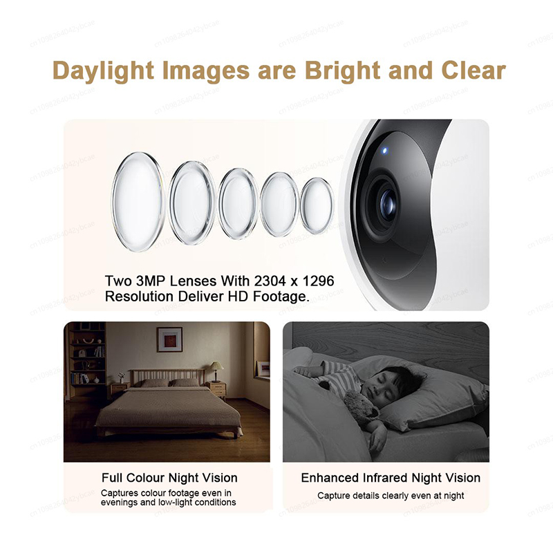 XIAOMI Smart Camera C300 Dual  - Baby Monitor Split Screen ulasan dan harga