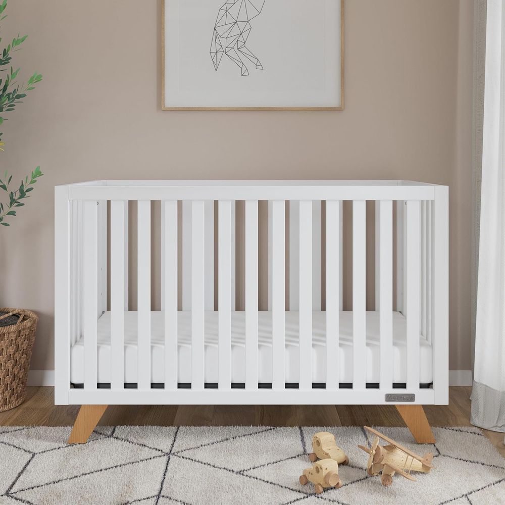 2-Piece Nursery Set: 4-in-1 Co - Convertible Crib Set ulasan dan harga