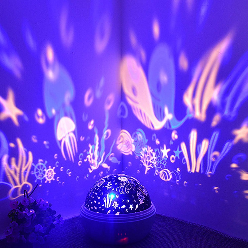 8 Colors Rotating Star Project - Baby Nursery Colors ulasan dan harga