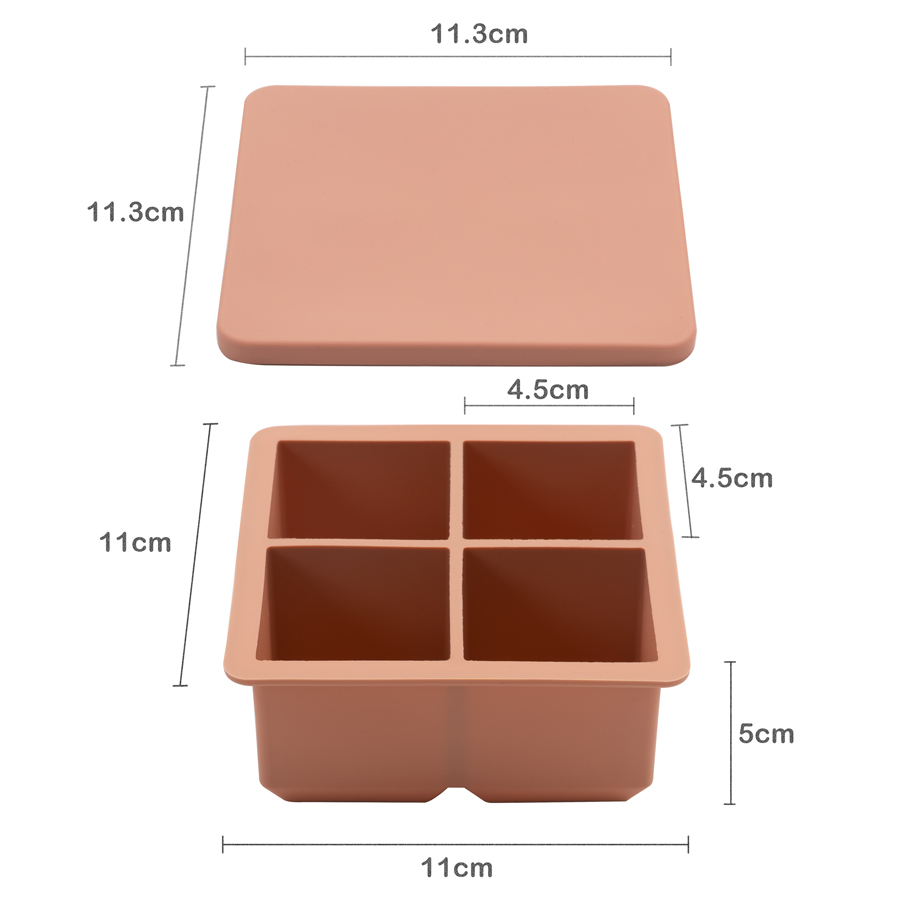 Food Grade Soft Silicone Squar - Baby Food Processor ulasan dan harga