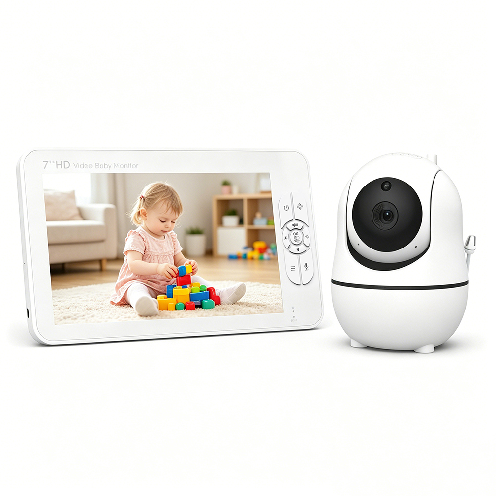 7 Inch Split-Screen Baby Monit - Baby Monitor Split Screen ulasan dan harga