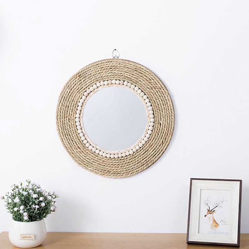 Rattan Handicrafts Decorative  - Baby Nursery Mirror ulasan dan harga