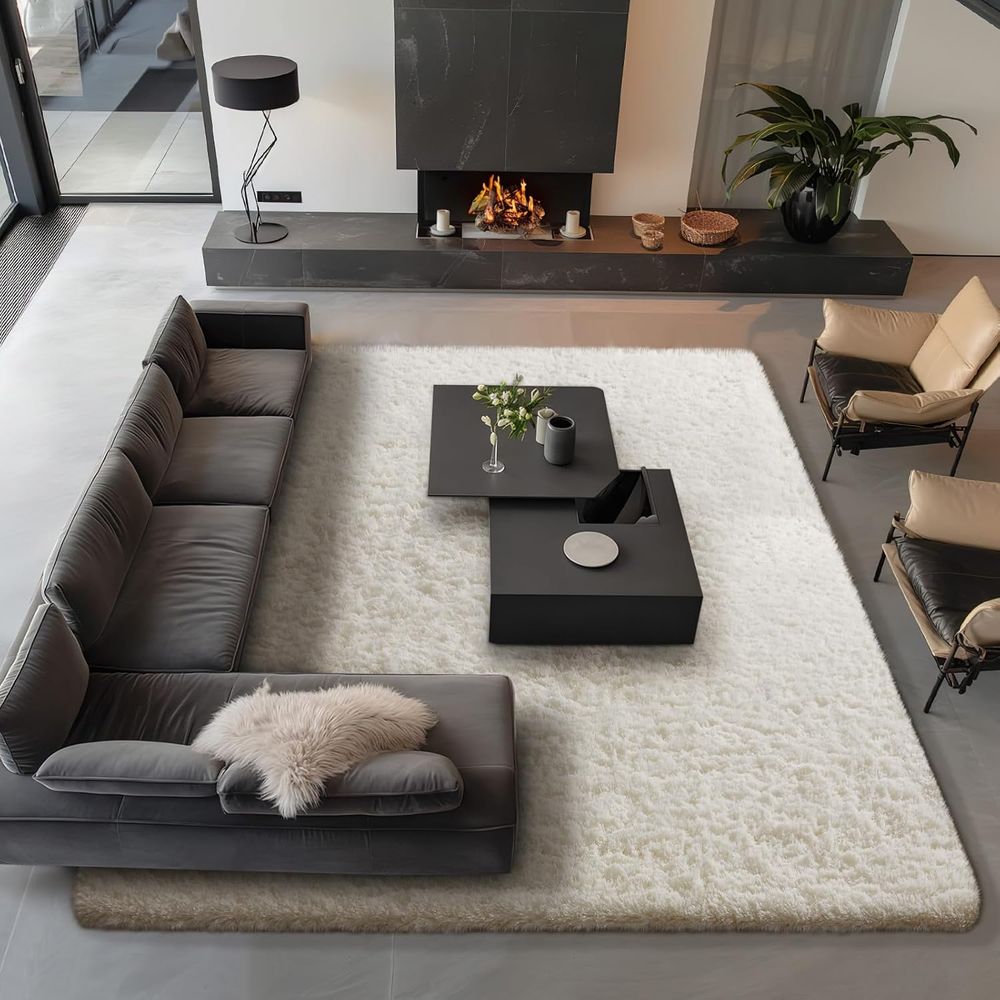 Ivory 9x12 Living Room Carpet, - Soft Rug Nursery ulasan dan harga
