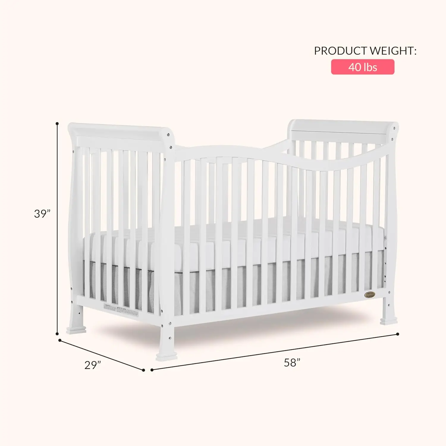 Violet 7-In-1 Convertible Life - Convertible Crib Set ulasan dan harga
