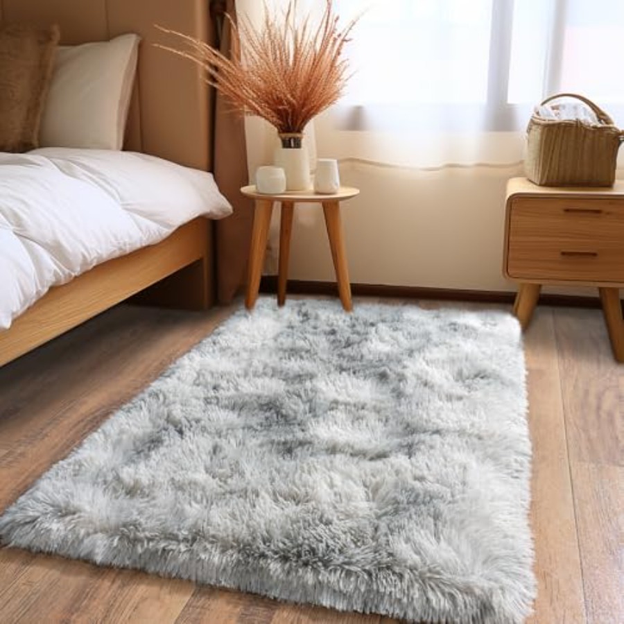 Fluffy Small Rug for Bedroom 2 - Soft Rug Nursery ulasan dan harga