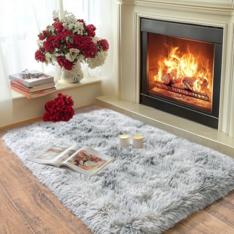 Fluffy Small Rug for Bedroom 2 - Soft Rug Nursery ulasan dan harga