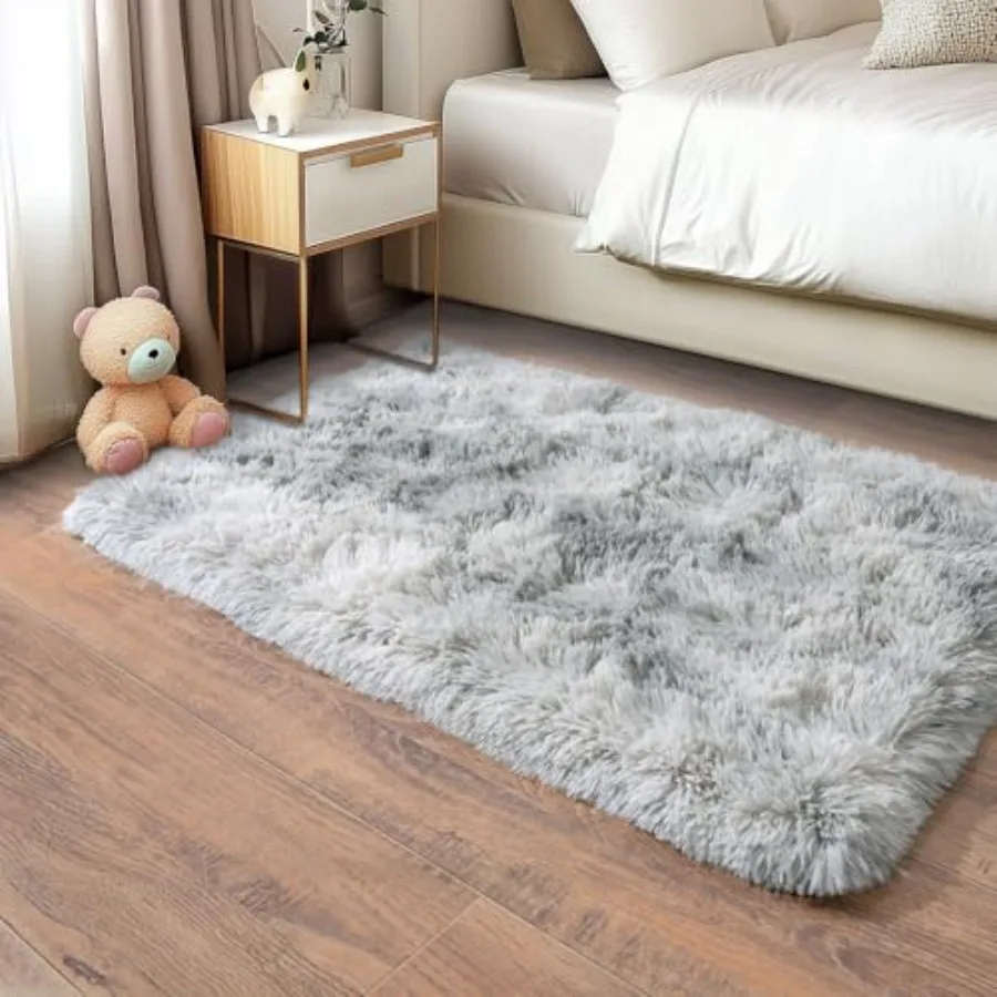 Fluffy Small Rug for Bedroom 2 - Soft Rug Nursery ulasan dan harga