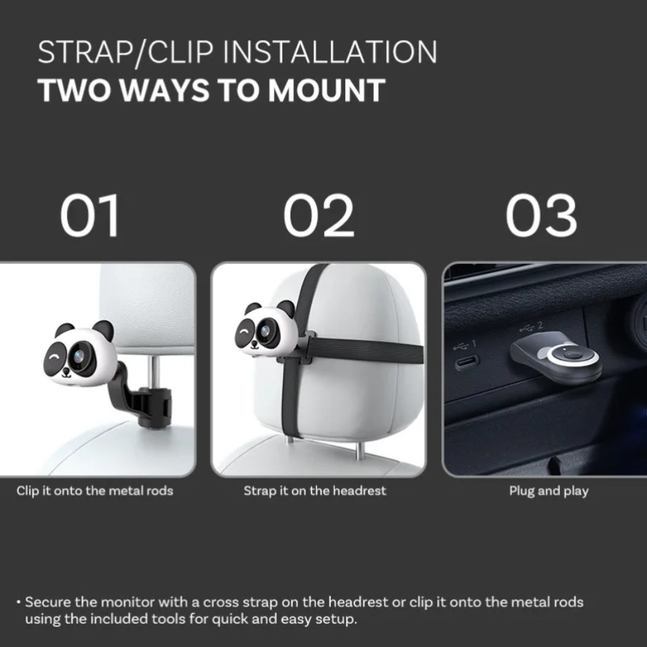 Cabin Care Wireless CarPlay Ad - Baby Monitor Split Screen ulasan dan harga