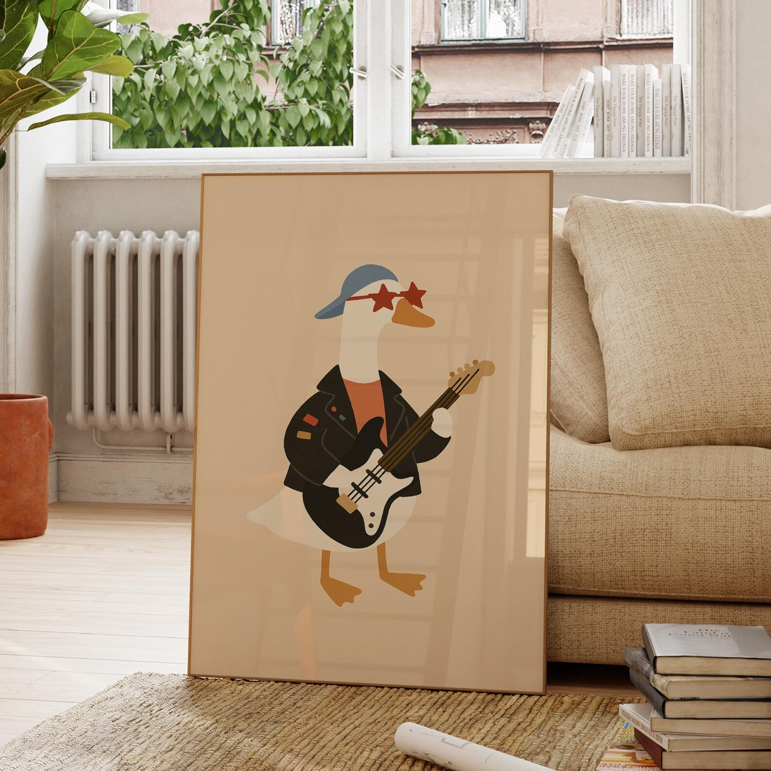 Cool Rocker Duck Wall Art Baby - Baby Nursery Office ulasan dan harga