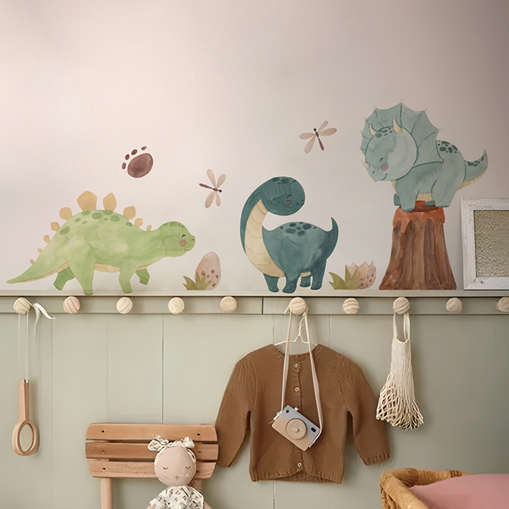 Dinosaur Wall Decals, Dino Alp - Baby Nursery Artwork ulasan dan harga