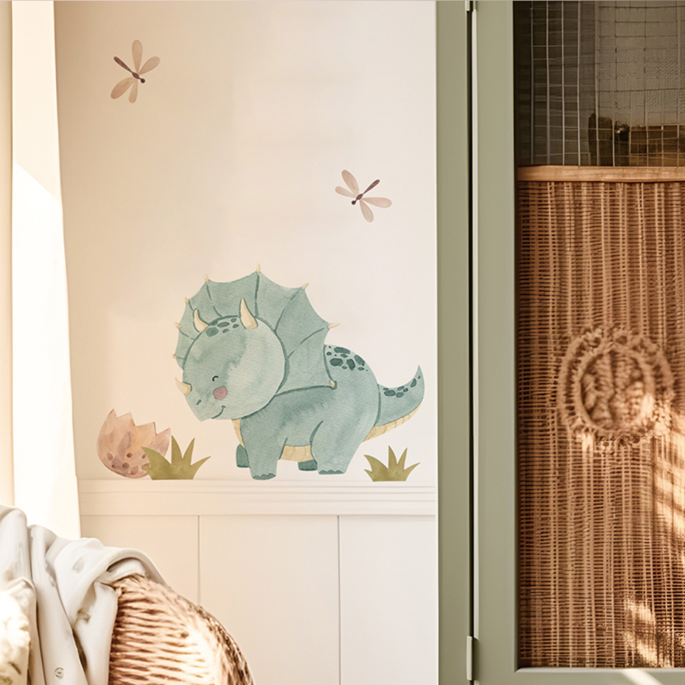Dinosaur Wall Decals, Dino Alp - Baby Nursery Artwork ulasan dan harga